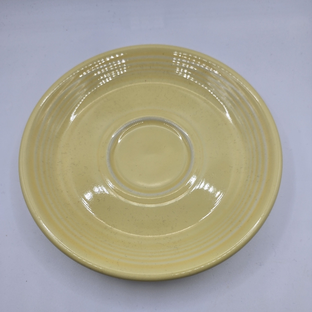 Fiestaware Yellow Saucer 5-7/8" Plate Fiesta Ware Homer Laughlin China Co 1999